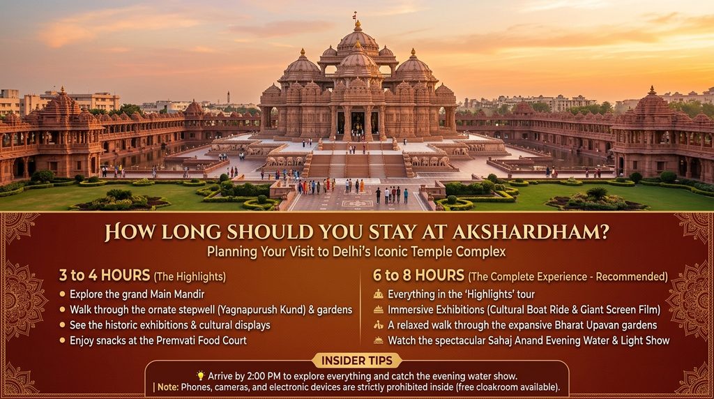 Plan to Stay at Akshardham