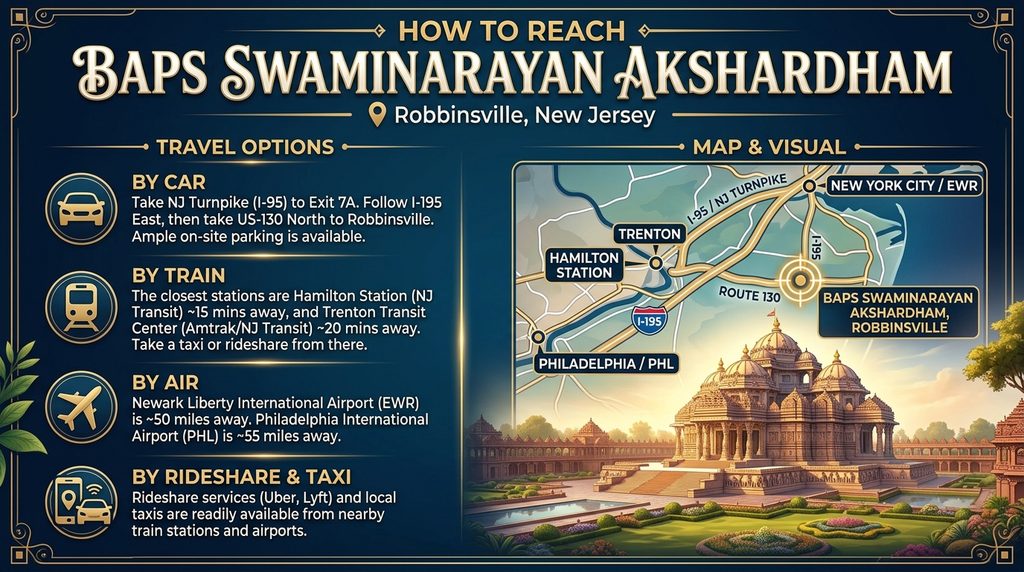  Akshardham in Robbinsville